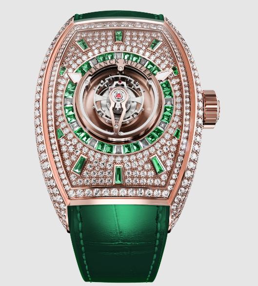 Review Franck Muller Curvex CX Grand Central Tourbillon Rainbow Replica Watch for Sale Cheap Price CX 36 T CTR D CD BAG EM